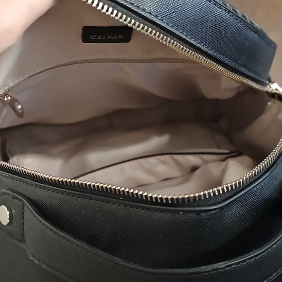 Calpak Kaya Small Backpack, Perfect for Everyday and Travel! Black with Gold - Picture 12 of 12